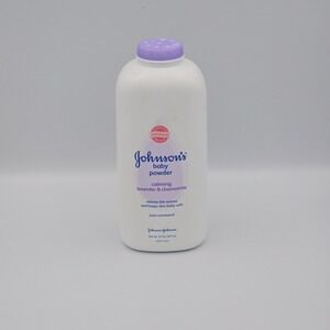 Johnson's Lavender Chamomile Baby Powder Relaxing  Cornstarch 22oz Vintage 80%